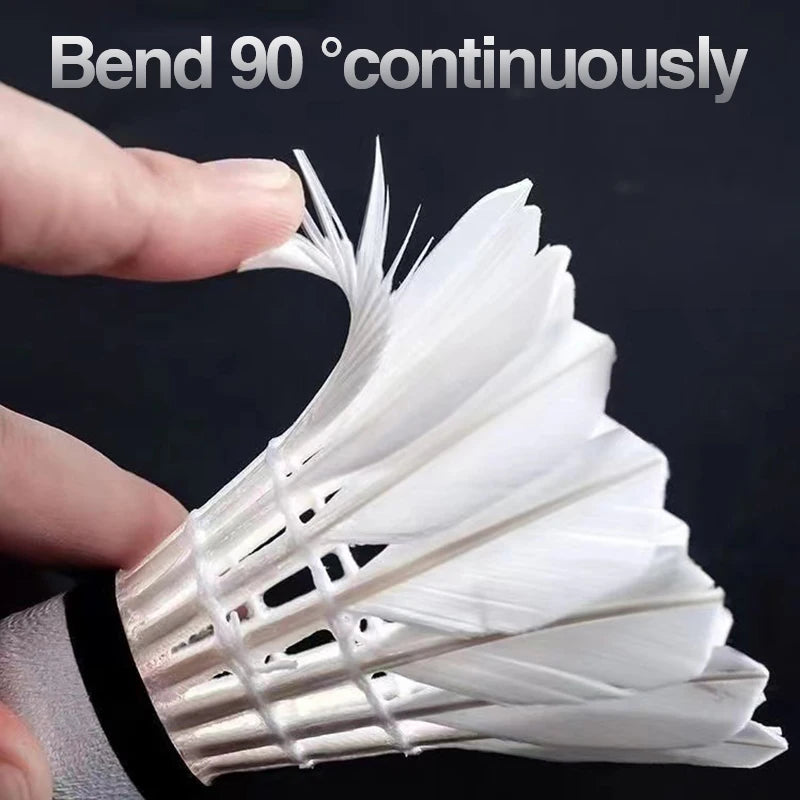 White Goose Feather Badminton Shuttlecock