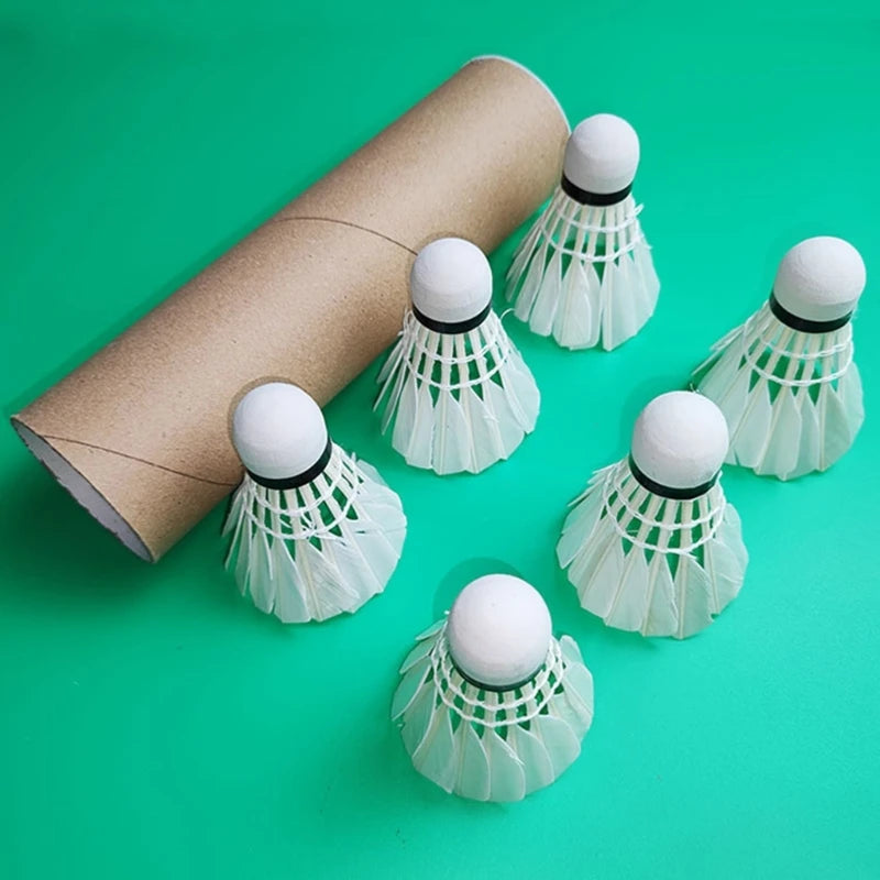 12 Pcs Duck Feather Badminton Shuttlecocks